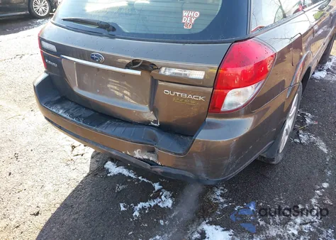 2008 Subaru Outback 2.5I/2.5I L.l. Bean Edition z USA, uszkodzony, nr VIN 4S4BP61C087316190